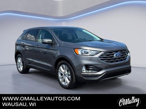 Carbonized Gray Metallic 2021 Ford Edge Titanium