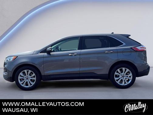 Carbonized Gray Metallic 2021 Ford Edge Titanium