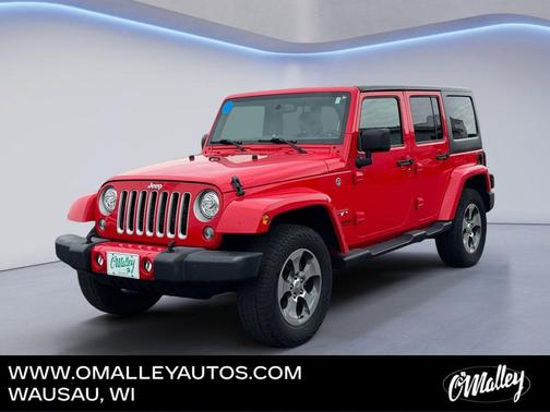 Firecracker Red Clearcoat 2017 Jeep Wrangler Unlimited Sahara