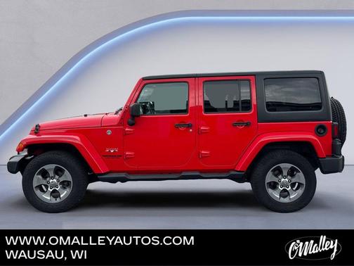 Firecracker Red Clearcoat 2017 Jeep Wrangler Unlimited Sahara