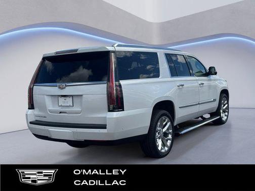 Crystal White Tricoat 2019 Cadillac Escalade ESV Platinum