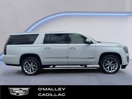 Crystal White Tricoat 2019 Cadillac Escalade ESV Platinum