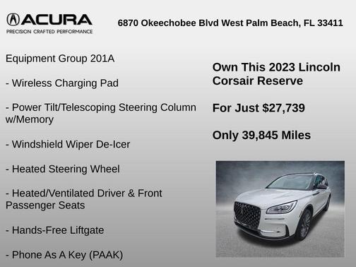 2023 Lincoln Corsair Reserve