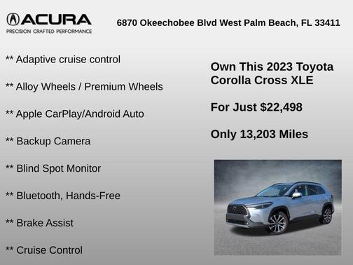 2023 Toyota Corolla Cross XLE