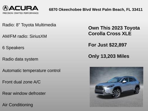 2023 Toyota Corolla Cross XLE