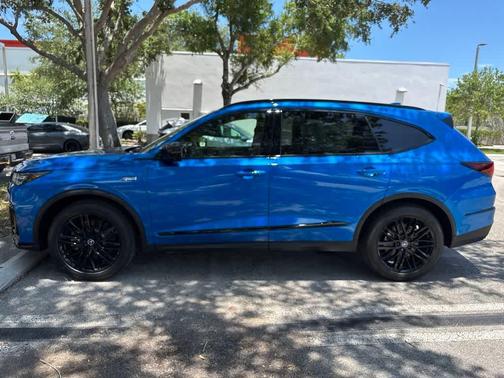 Double Apex Blue Pearl 2026 Acura MDX A-SPEC Advance Package