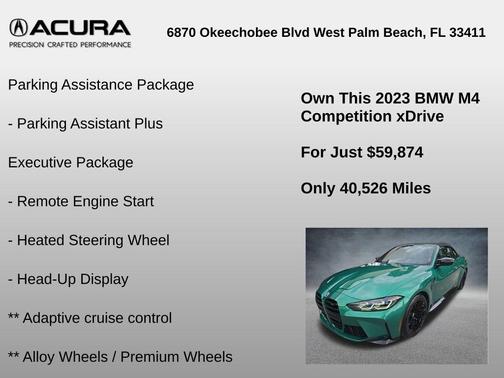 2023 BMW M4 Competition xDrive