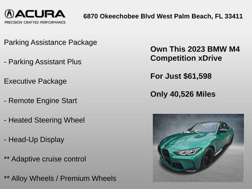 2023 BMW M4 Competition xDrive