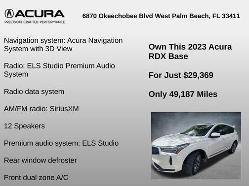 2023 Acura RDX Technology Package