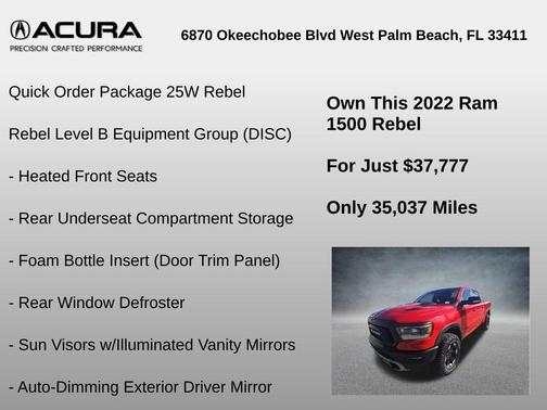 2022 RAM 1500 Rebel