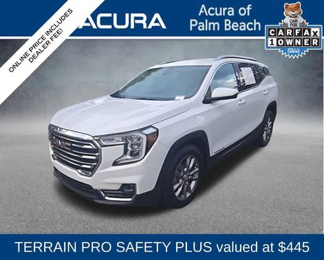 Summit White 2023 GMC Terrain SLT