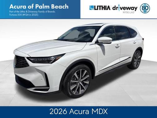 Platinum White Pearl 2026 Acura MDX Technology Package