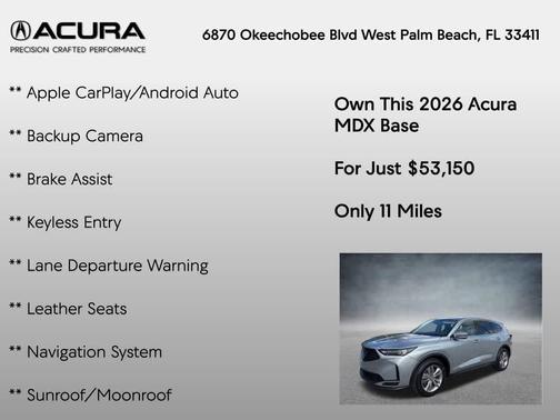 2026 Acura MDX Base
