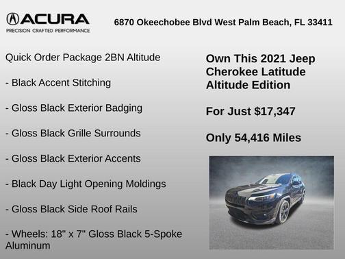 2021 Jeep Cherokee Latitude Plus