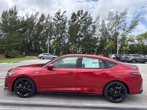 Performance Red Pearl 2026 Acura Integra FWD A-Spec with Technology