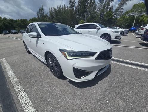 Platinum White Pearl 2019 Acura ILX Technology Package