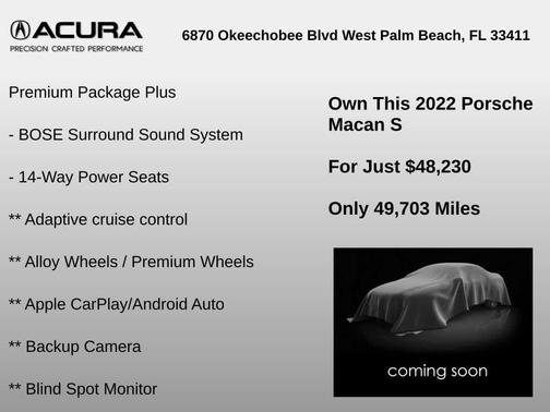 2022 Porsche Macan S