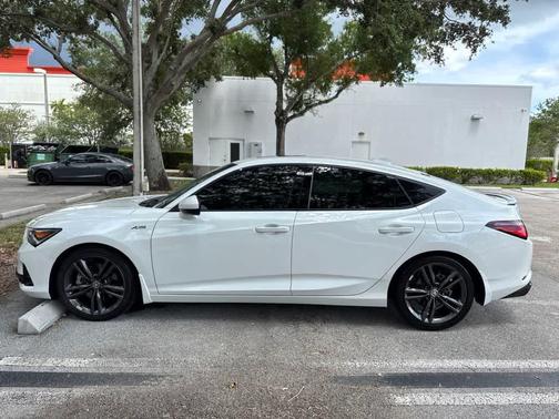 Platinum White Pearl 2024 Acura Integra A-SPEC