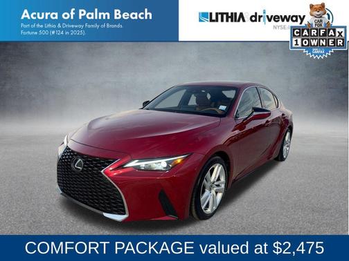 Matador Red Mica 2024 Lexus IS 300 Base