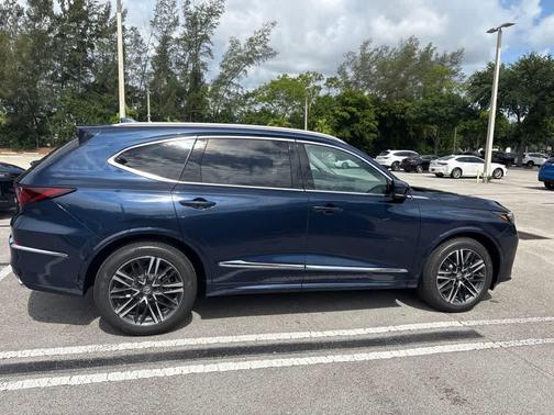 Canyon River Blue Metallic 2026 Acura MDX Advance Package