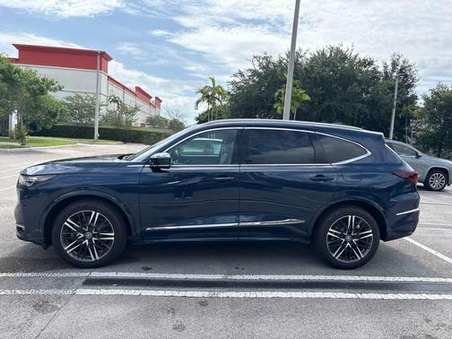 Canyon River Blue Metallic 2026 Acura MDX Advance Package