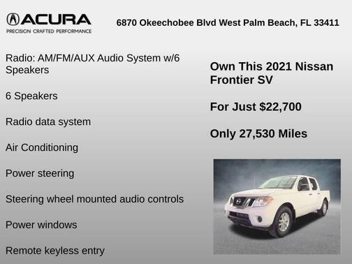 2021 Nissan Frontier SV