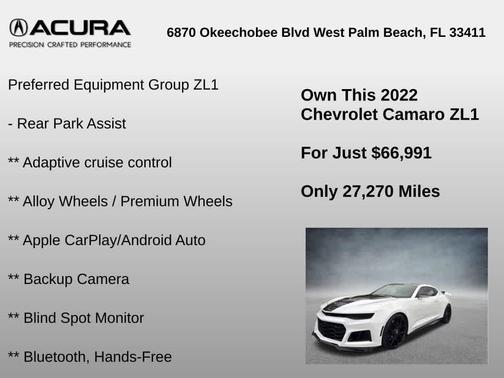 2022 Chevrolet Camaro ZL1