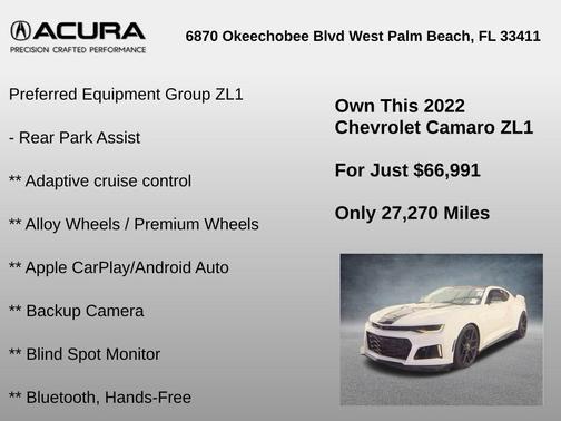 2022 Chevrolet Camaro ZL1