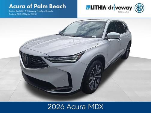 Platinum White Pearl 2026 Acura MDX Technology Package