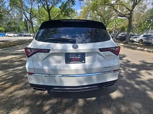 White 2025 Acura MDX Technology