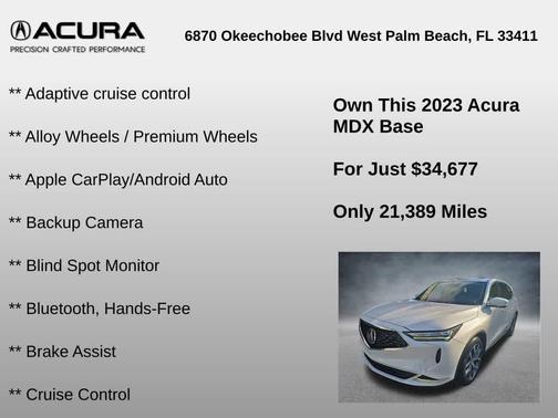 2023 Acura MDX Technology