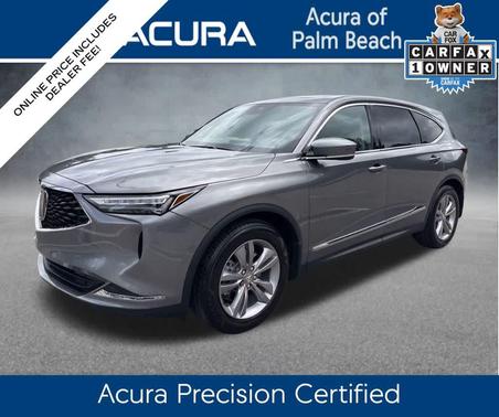 Liquid Carbon Metallic 2023 Acura MDX Standard