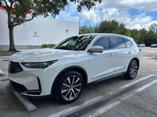 Platinum White Pearl 2025 Acura MDX Technology Package