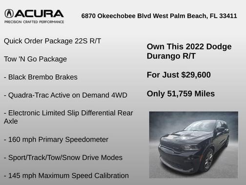 2022 Dodge Durango R/T