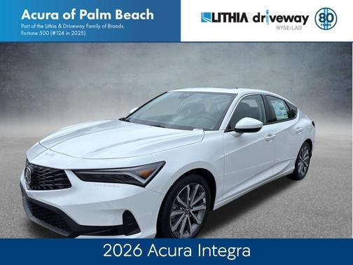 Platinum White Pearl 2026 Acura Integra Base