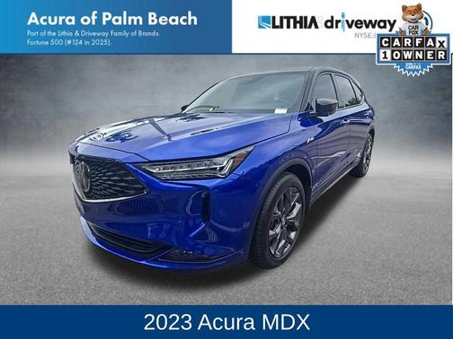 Blue 2023 Acura MDX A-Spec
