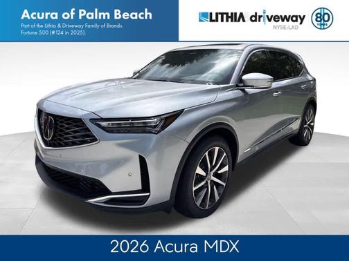 Solar Silver Metallic 2026 Acura MDX Technology Package