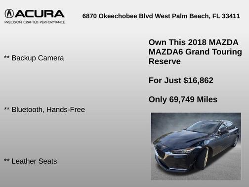 2018 Mazda Mazda6 Grand Touring Reserve
