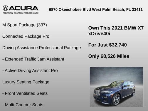 2021 BMW X7 xDrive40i