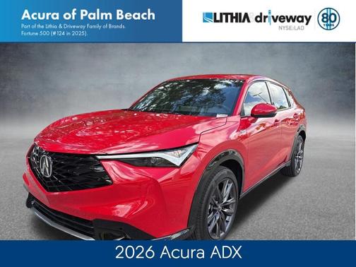 Milano Red 2026 Acura ADX A-Spec