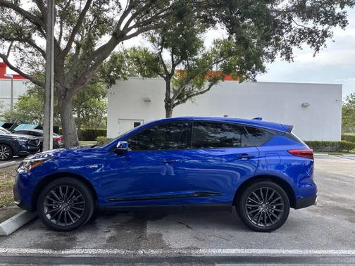 Apex Blue Pearl 2023 Acura RDX A-Spec Advance Package