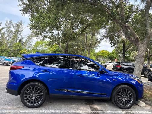 Apex Blue Pearl 2023 Acura RDX A-Spec Advance Package