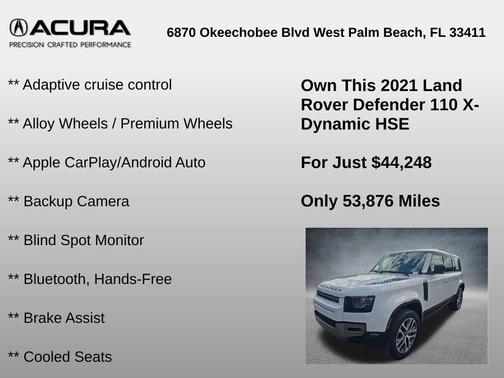 2021 Land Rover Defender 110 X-Dynamic HSE