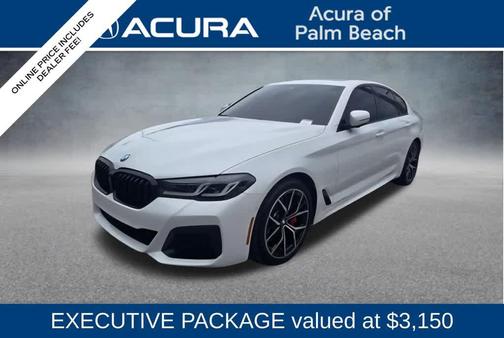 Alpine White 2023 BMW 530 i