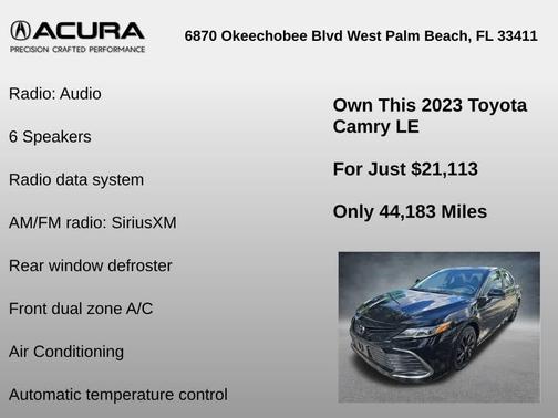 2023 Toyota Camry LE