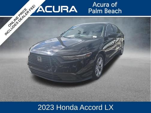 Crystal Black Pearl 2023 Honda Accord LX 1.5T