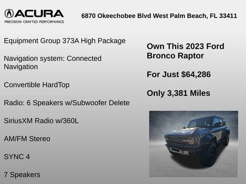 2023 Ford Bronco Raptor