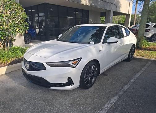 Platinum White Pearl 2023 Acura Integra A-SPEC