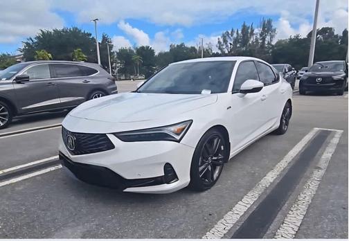 Platinum White Pearl 2023 Acura Integra A-SPEC