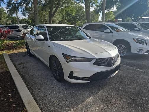 Platinum White Pearl 2023 Acura Integra A-SPEC